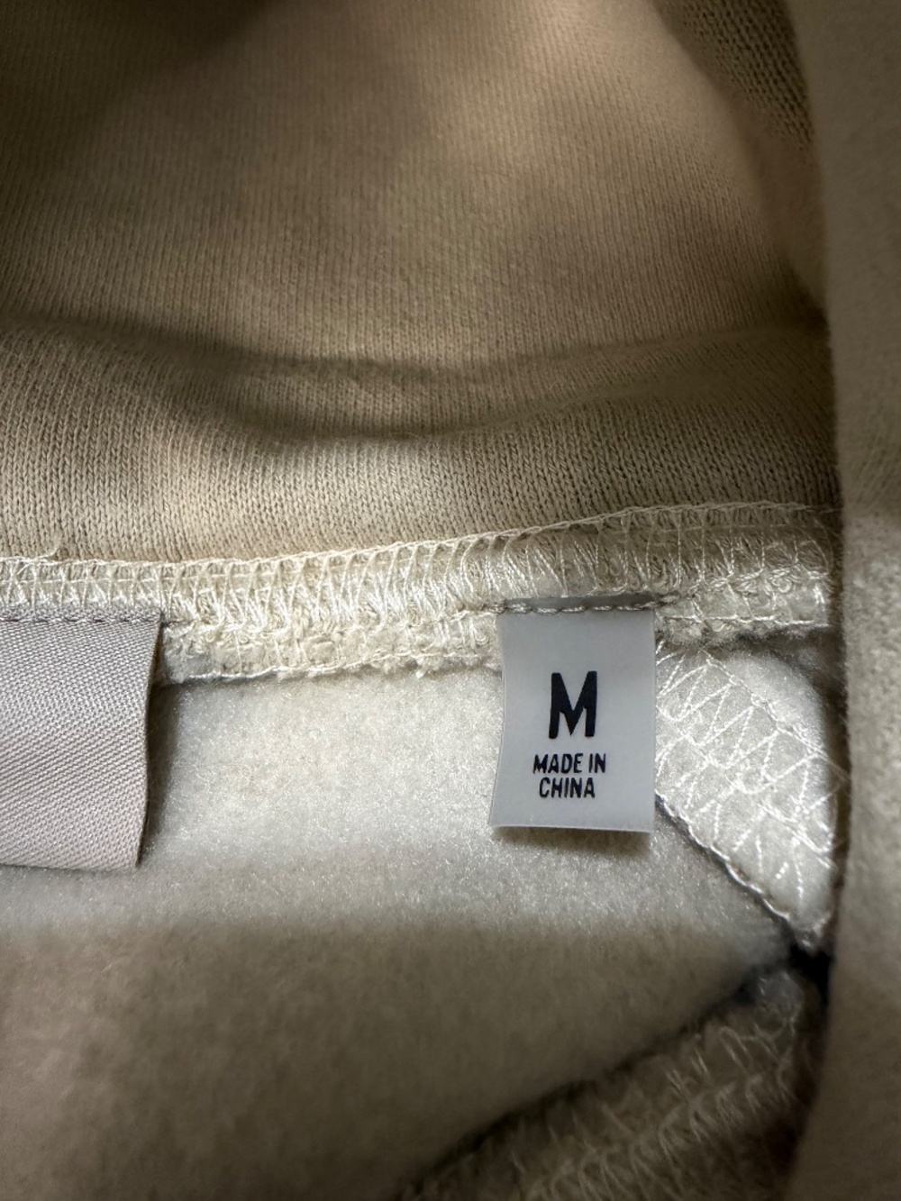 Fear of God Essentials 1977 Hoodie Wheat Color Way Brand New Mens Medium - Picture 8 of 14